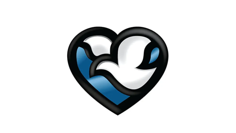 Methodist heart and dove logo