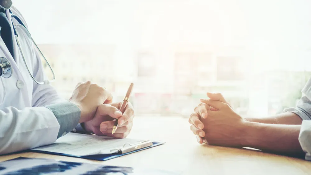 Discussion with doctor