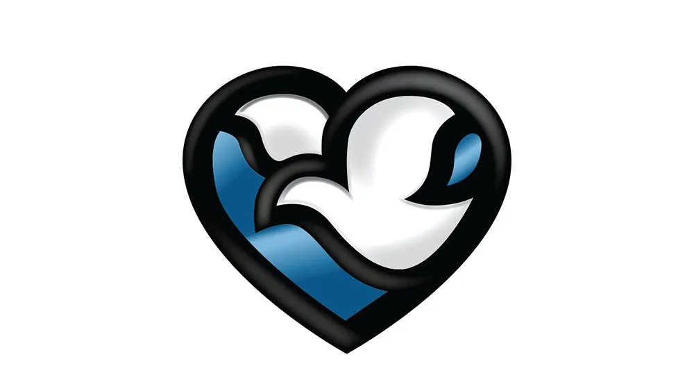 Methodist heart and dove logo
