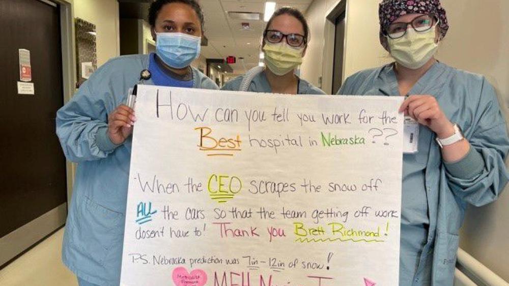 Simple Act of Kindness from Methodist Fremont Health Leadership Means so Much More, Nurses Say