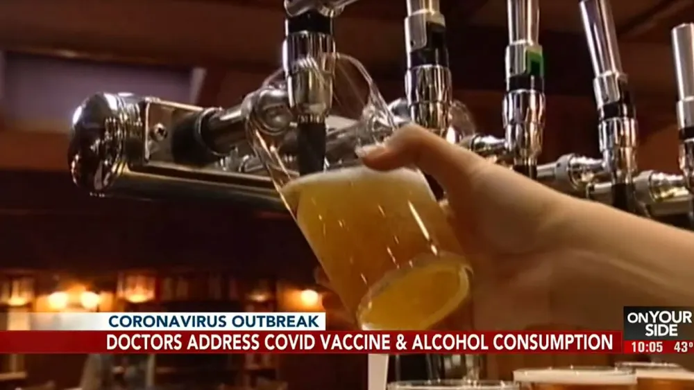 Bartender pouring beer