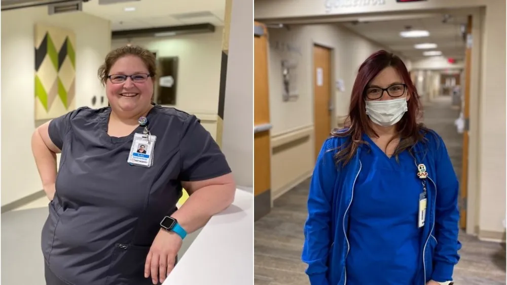 Methodist Fremont Health nurses Sybil Porter, RN, and Erin Kreikemeier, RN