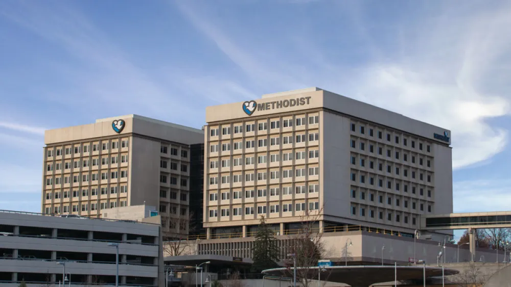 Exterior of Methodist Hospital