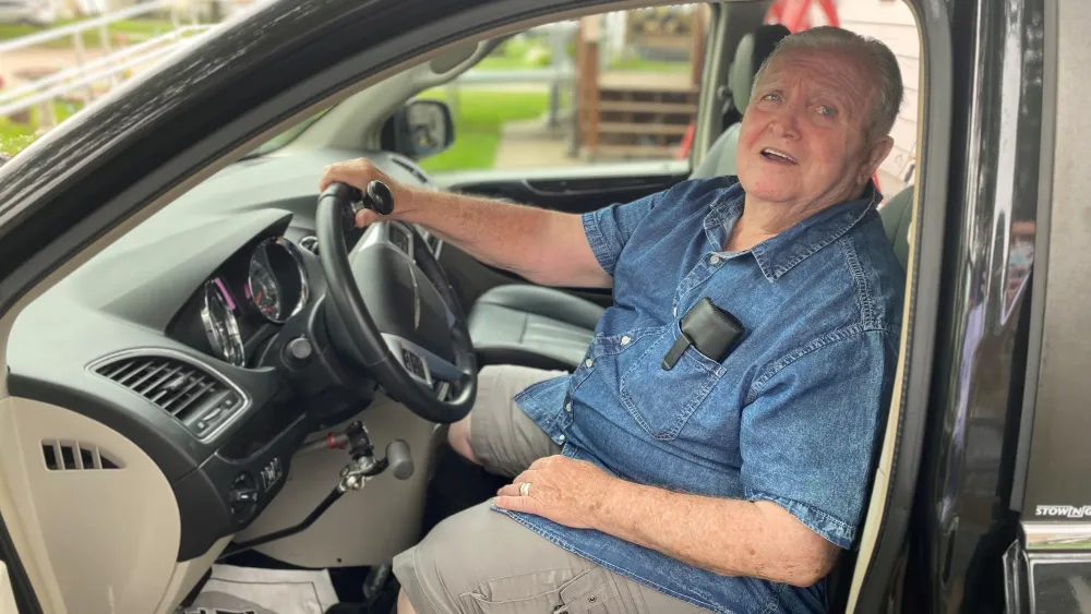 Paul Eubanks of Omaha has benefited from services offered at the Methodist Hospital Driver Rehabilitation Program.