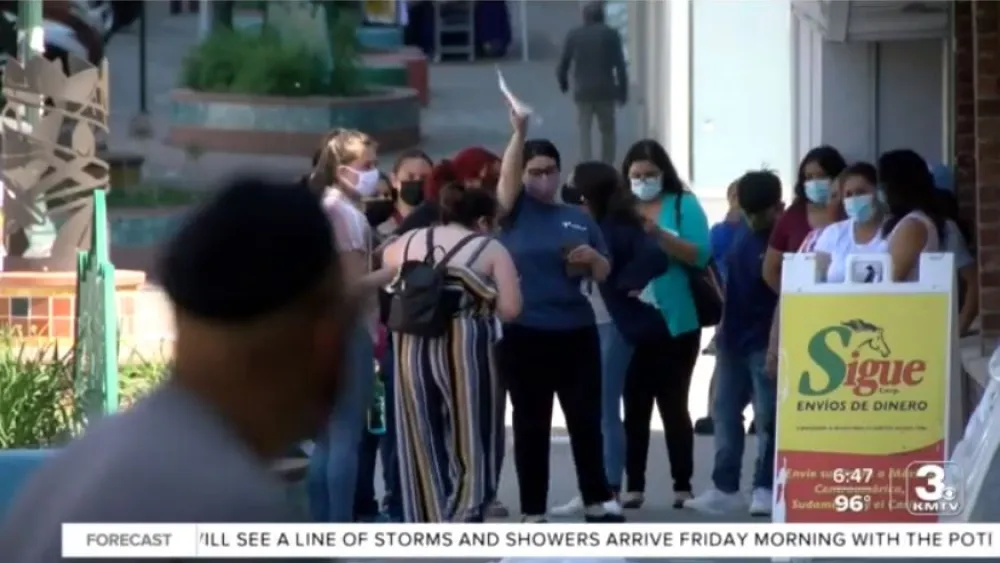 Masked group in South Omaha