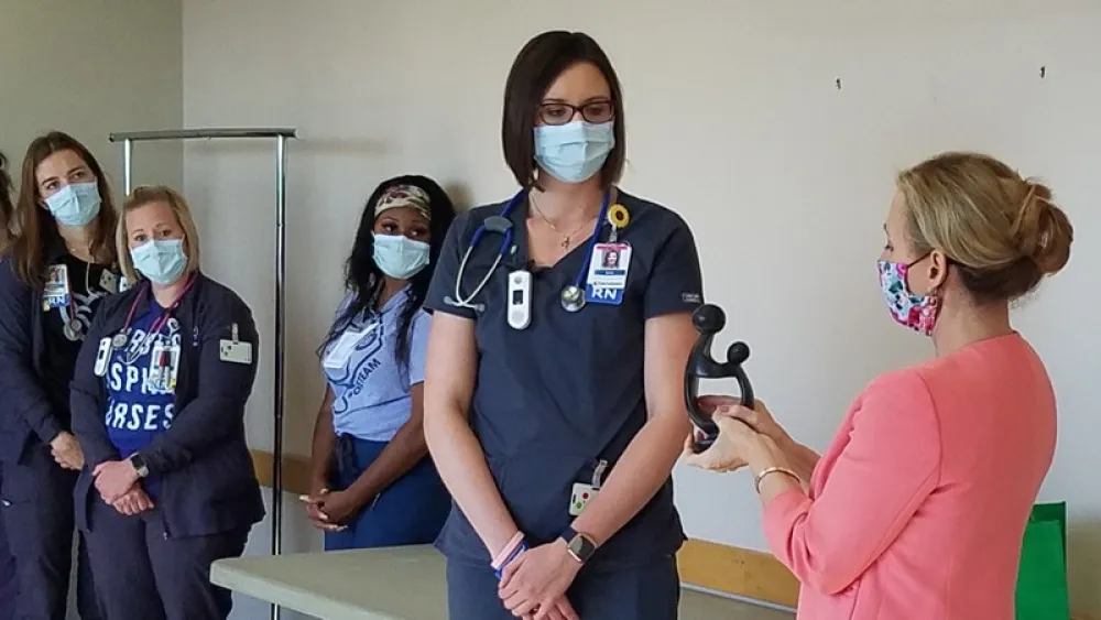 Emily Wood receives DAISY Award