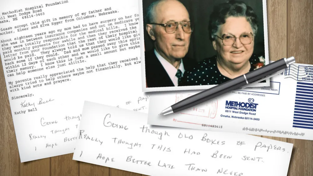 Touching Gift to Methodist Hospital Foundation Proves That Gratitude Doesn’t Expire