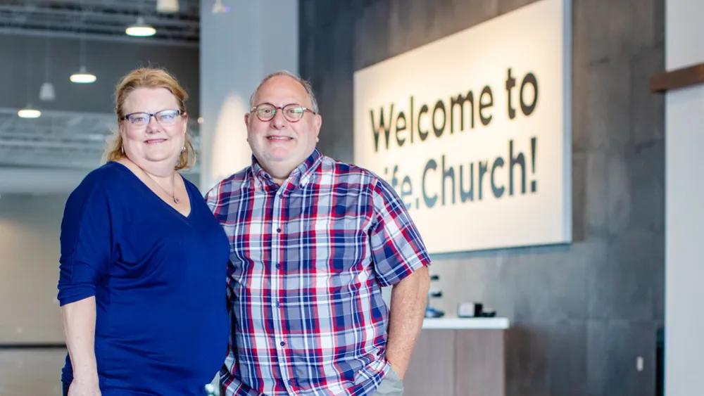 Larry Baideme and his wife, Mickie