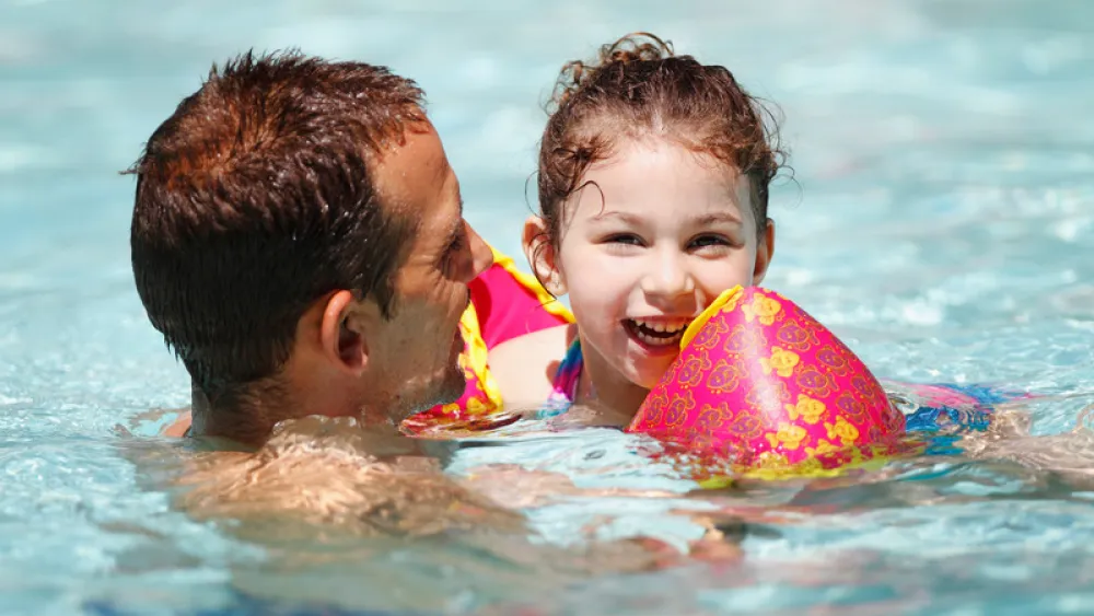 Father-Daughter swimming