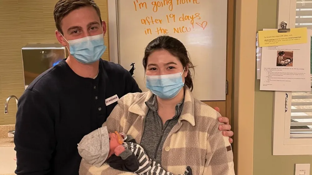 Jim and Maysen Lake w/Baby Mac