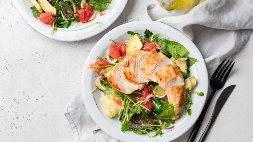 Grilled chicken salad