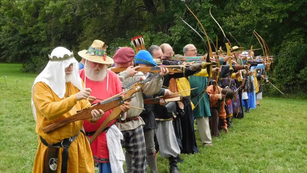 Kevin Rush medieval reenactment