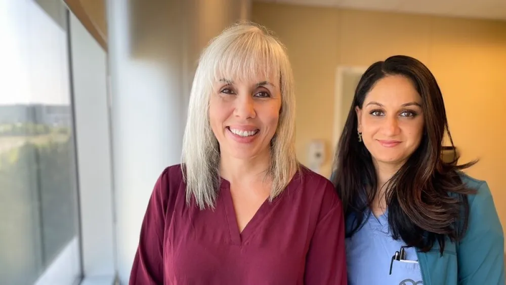Angela Kingsley and Dr. Niyati Nadkarni