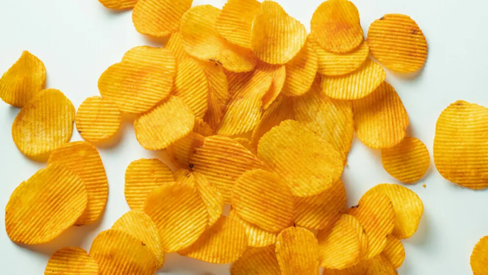 Ruffled chips