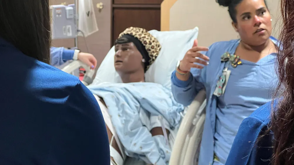 Image from a demonstration as part of the Methodist Hospital Internship Program