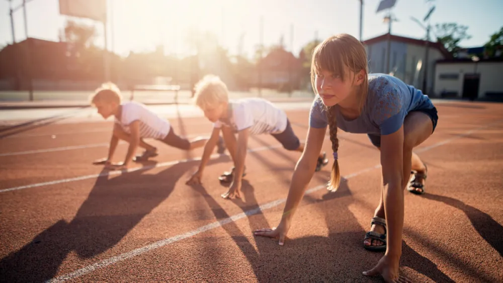 Youth sports, track and running