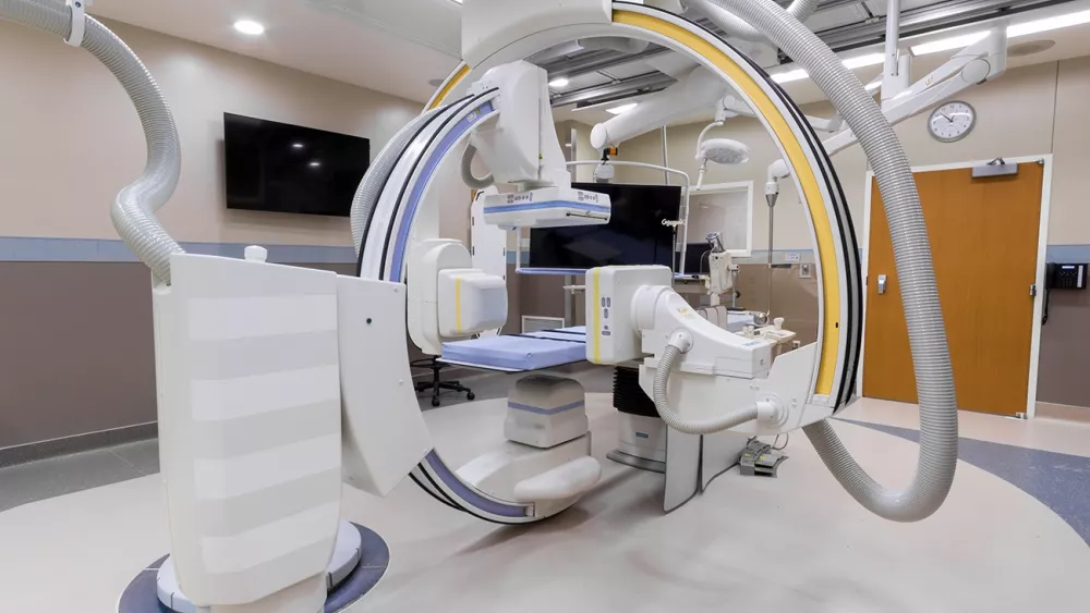 Photo of the interventional radiology space at Methodist Hospital