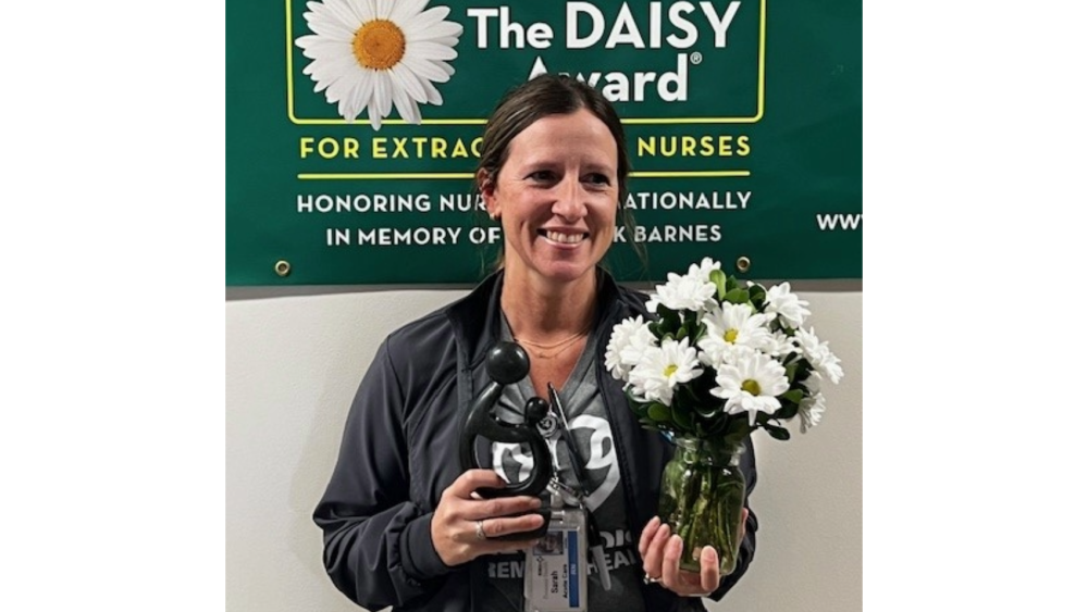 Methodist Fremont Health's Sarah Knuppel honored with The DAISY Award