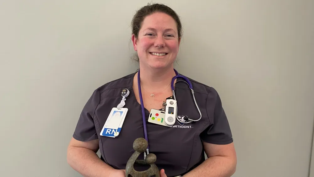 Methodist Hospital's Briana Finch honored with The DAISY Award