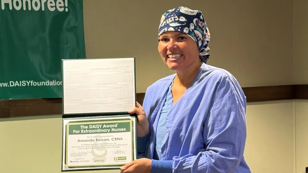 Methodist Jennie Edmundson Hospital's Amanda Rowan honored with The DAISY Award
