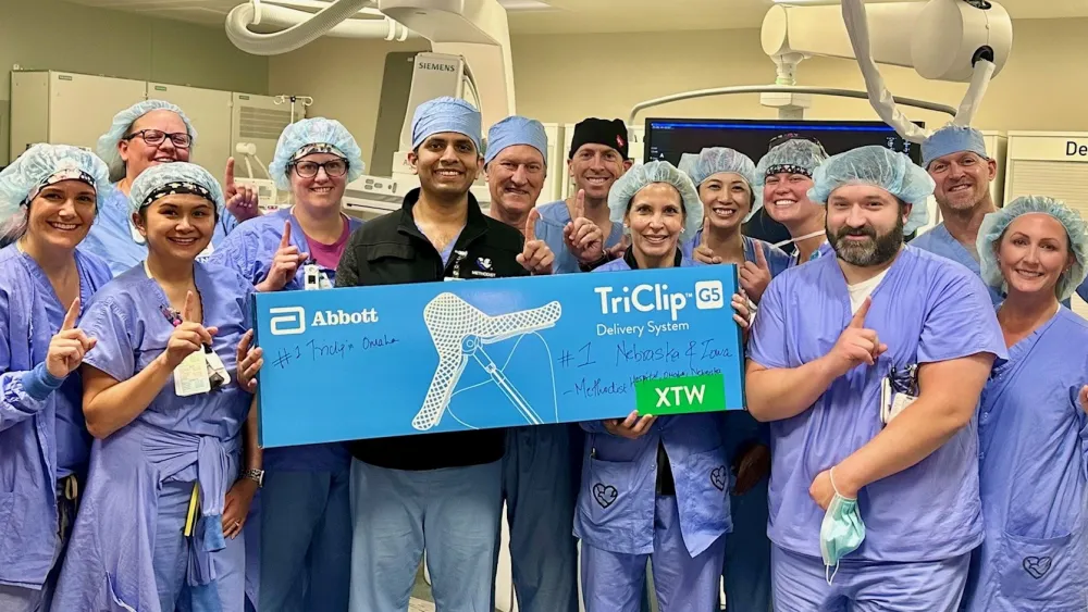 Methodist team is 1st in area to perform repair with Abbott TriClip G5 transcatheter edge-to-edge repair (TEER) system