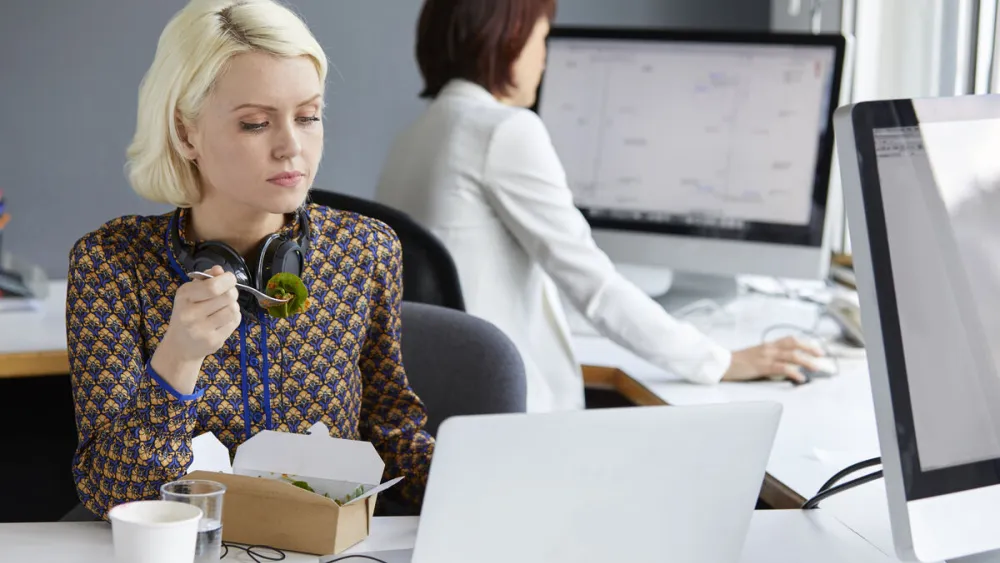 Busy woman nutrition