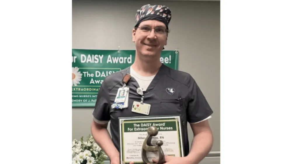 Jennie Edmundson's Miles Thomas honored with The DAISY Award a second time