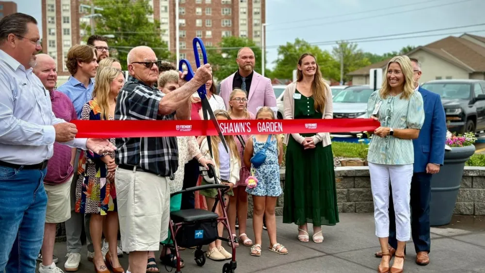 Shawn's Garden Ribbon Cutting