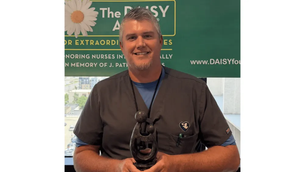 Methodist Hospital’s Ryan Carnahan honored with The DAISY Award