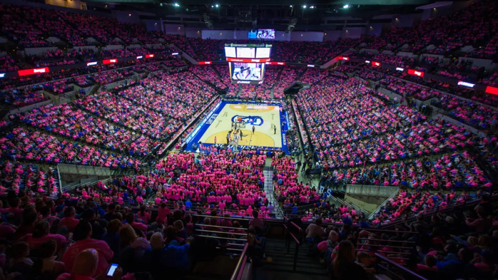 Image for post: Sea of Pink Planned at Creighton vs. Cancer Pink Out Game
