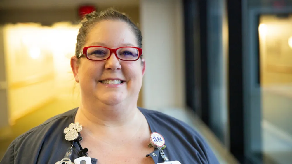 Image for post: Nurse Puts Cheerleading Skills to Use to Lift Spirits and Lower Blood Pressure