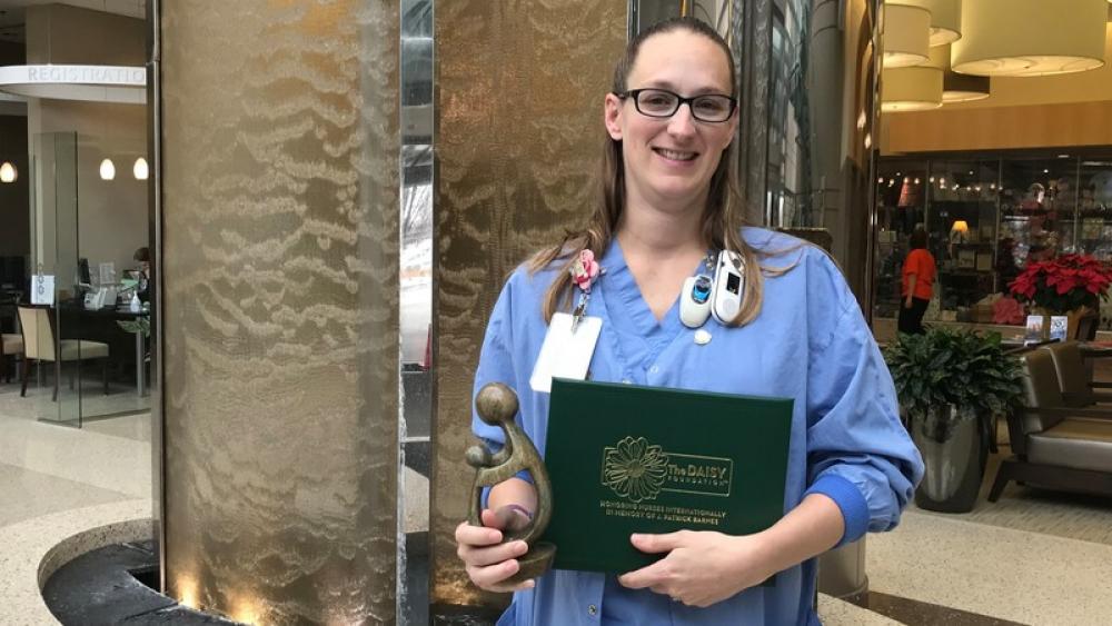 Image for post: 'I Can Tell Your Heart Is in It': Methodist Women's Hospital Nurse Honored With DAISY Award