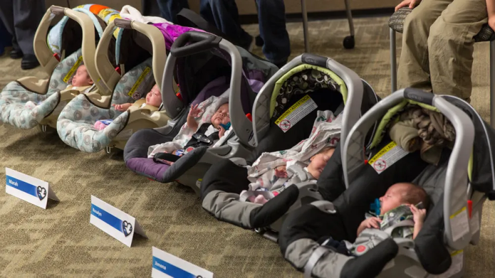 Image for post: And Then Came Five: Following Up With the First Set of Quintuplets Born at Methodist Women's Hospital 