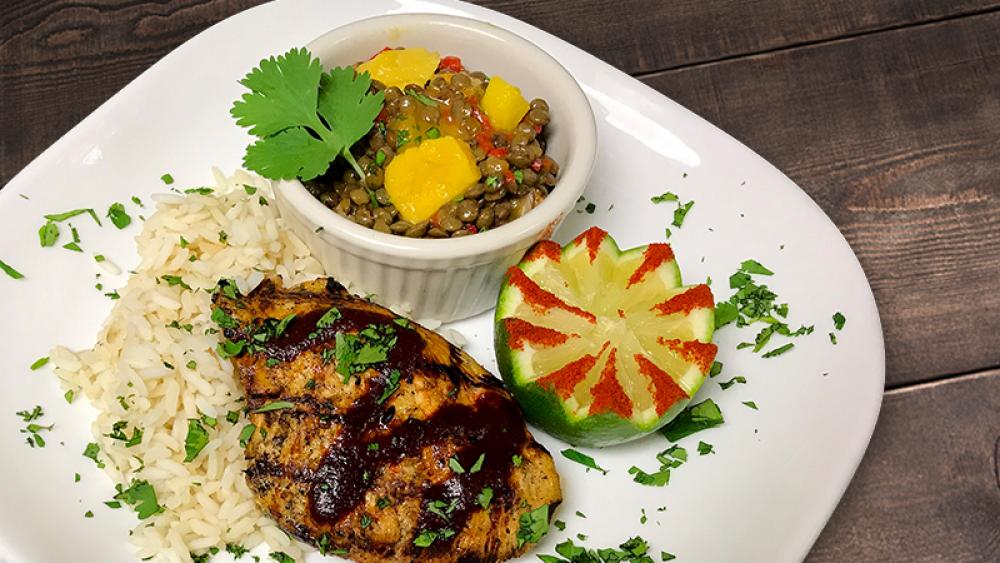 Image for post: Healthy Recipe: Southwest Citrus Chicken with Lentil Salad