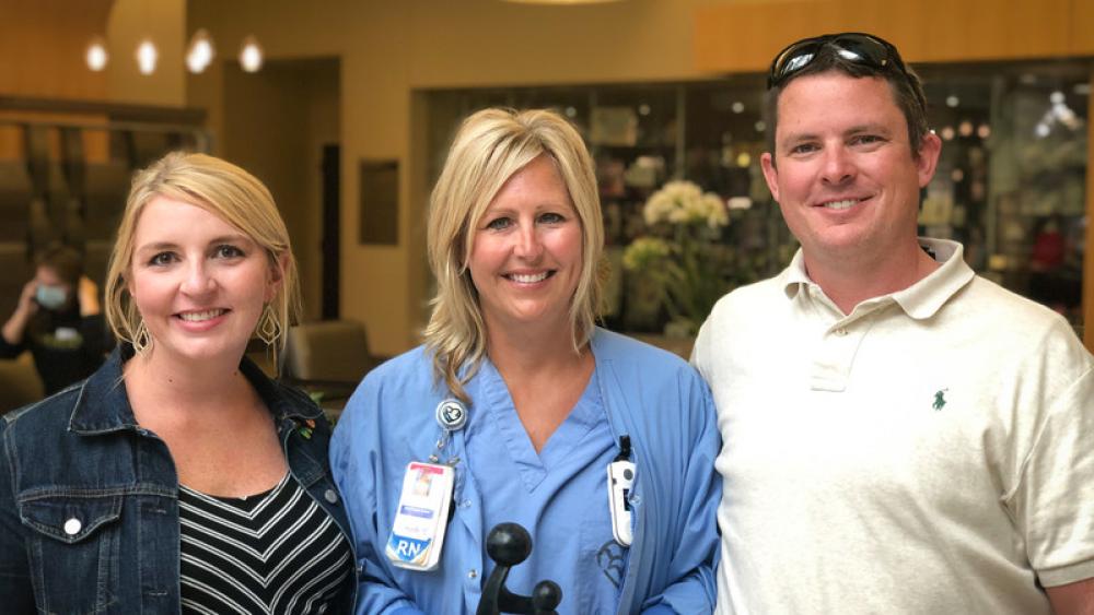 Image for post: Finding Blessings Where They Can: Couple Overcoming Pregnancy Loss Recognizes Nurse for Extraordinary Care and Compassion