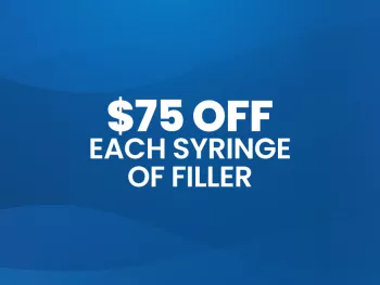 $75 OFF EACH SYRINGE OF FILLER