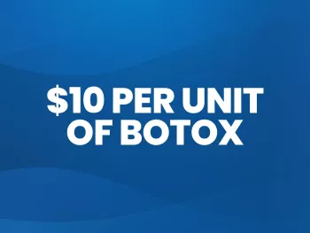 $10 per unit of Botox