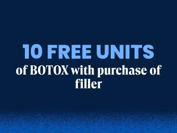 10 FREE Units of Botox with purchase of filler