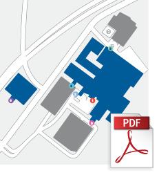Thumbnail image of the Methodist Jennie Edmundson Hospital campus map in Council Bluffs, Iowa.