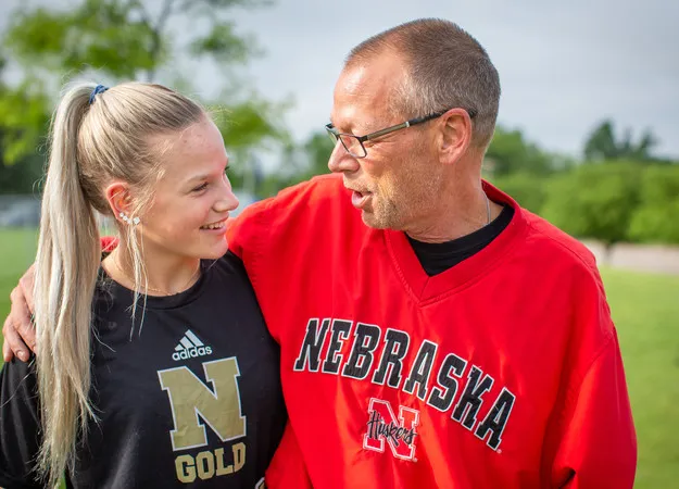 Mark Schmidt and daughter Sam