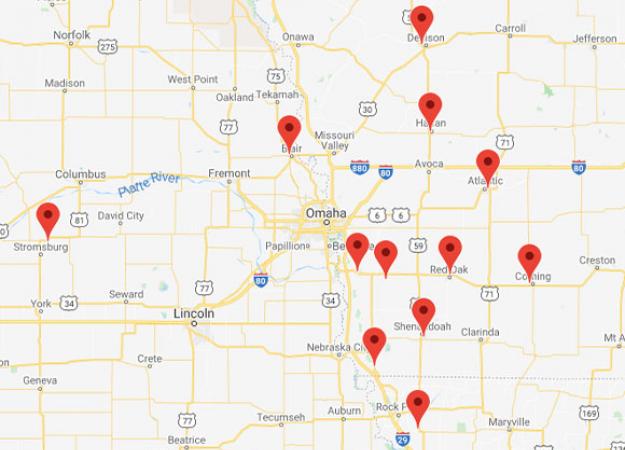 Methodist outreach locations map