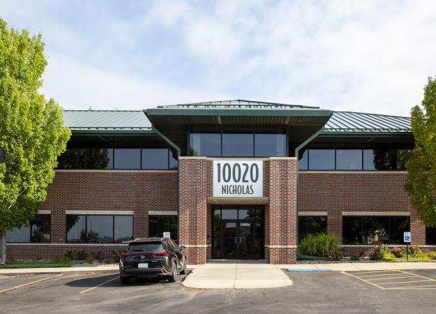 Exterior of 10020 Nicholas Street in Omaha, Nebraska. Home of Methodist Physicians Clinic (Neurology)