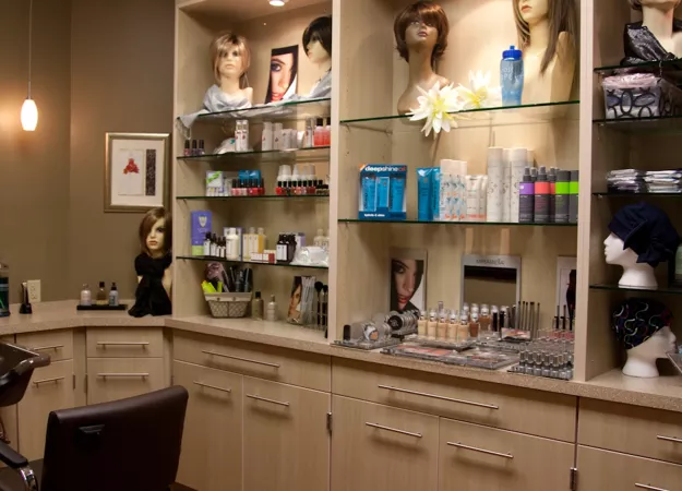 Photo of the Inner Beauty Salon at Methodist Estabrook Cancer Center in Omaha, NE.