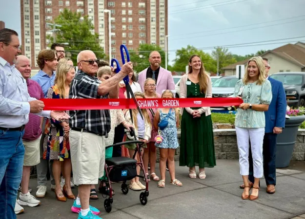 Shawn's Garden Ribbon Cutting