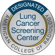 American College of Radiology Designated Lung Cancer Screening Center logo