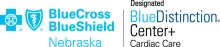Blue Cross and Blue Shield of Nebraska Blue Distinction Center+ Cardiac Care logo