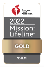 American Heart Association Mission: Lifeline Gold NStemi badge