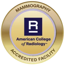 American College of Radiology Mammography Accredited Facility badge