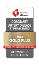 Get With The Guidelines® – Coronary Artery Disease STEMI Receiving Gold Plus with Target: Type 2 Diabetes