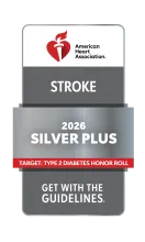 Get with the Guidelines® – Stroke SILVER PLUS with Target: Type 2 Diabetes Honor Roll